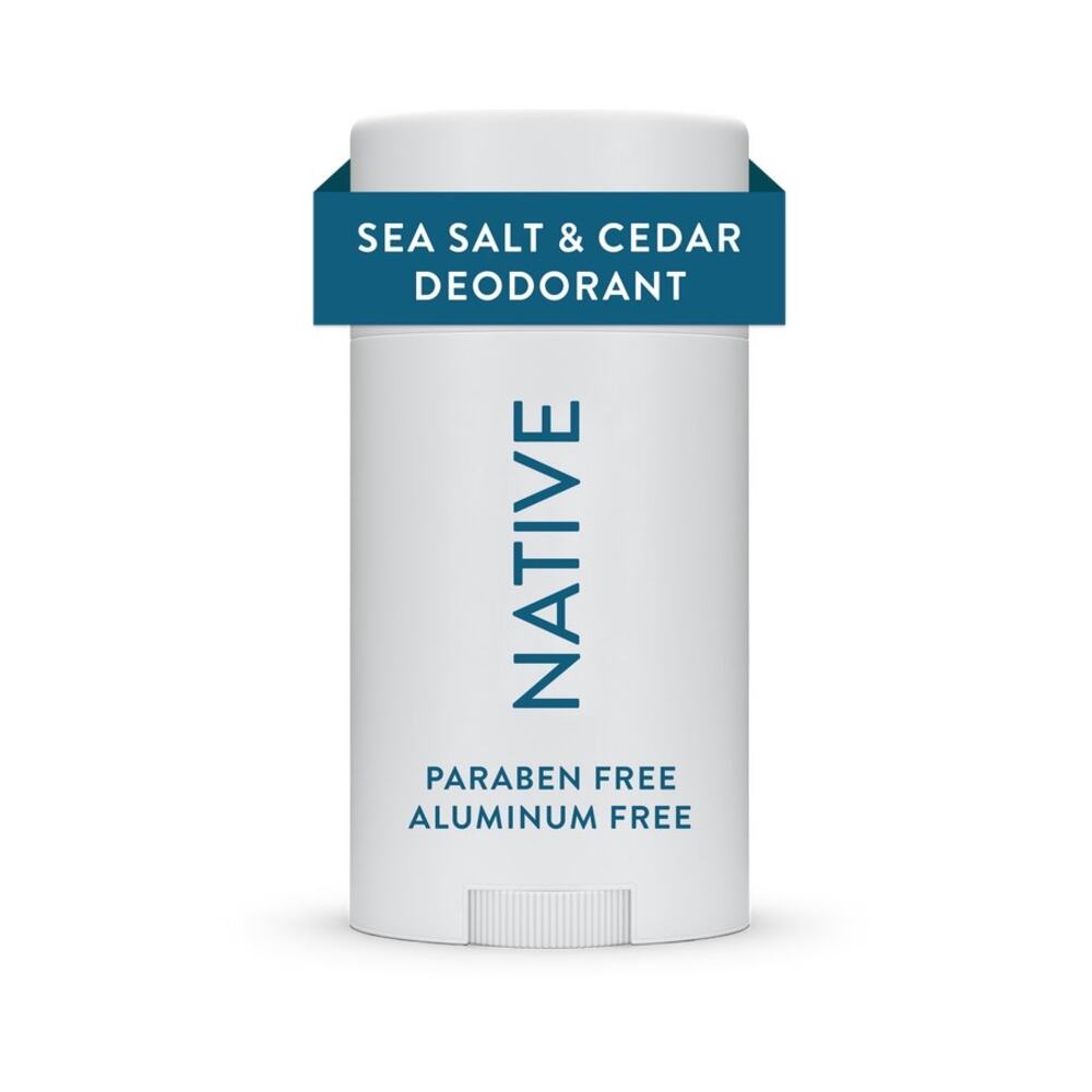 Native‎ Sea Salt & Cedar Deodorant Aluminum Free Paraben Free Fresh Scent NEW